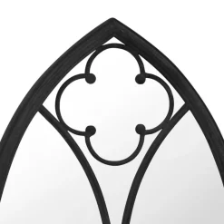 Miroir Noir 70x30 cm Fer pour utilisation a l'interieur