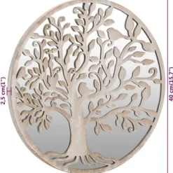 Miroir Sable 40x2,5 cm Fer pour utilisation a l'interieur