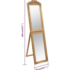 Miroir sur pied Dore 50x200 cm