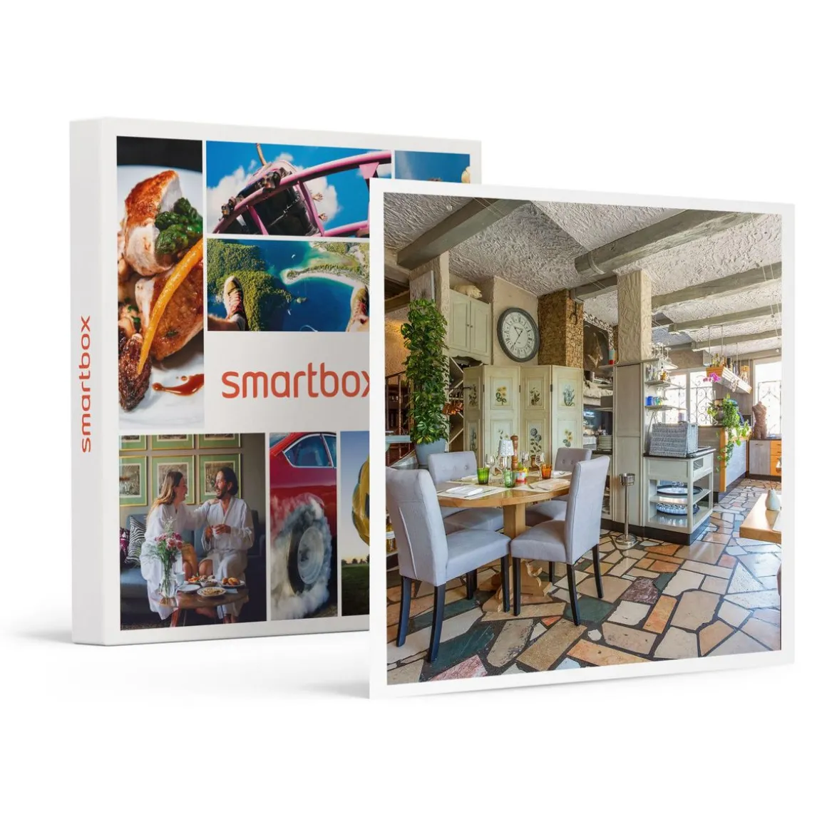 Moment gourmand : savoureux menu 4 plats et coupe de champagne près de Grasse - Coffret Cadeau Gastronomie