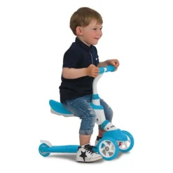 MONDO Trottinette On and Go Scribble 5 en 1 - Bleu