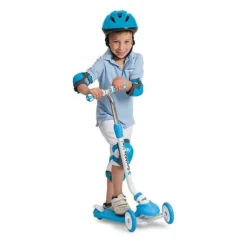 MONDO Trottinette On and Go Scribble 5 en 1 - Bleu