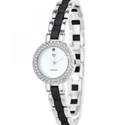 Montre Cassandra élégante SC Crystal ornée d'un véritable diamant