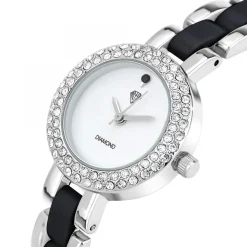 Montre Cassandra élégante SC Crystal ornée d'un véritable diamant