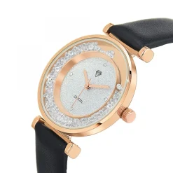 Montre Helèna élégante ornée de Cristaux scintillants