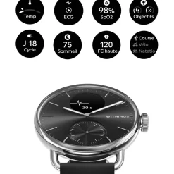 Montre santé Scanwatch 2 - 38mm Noire
