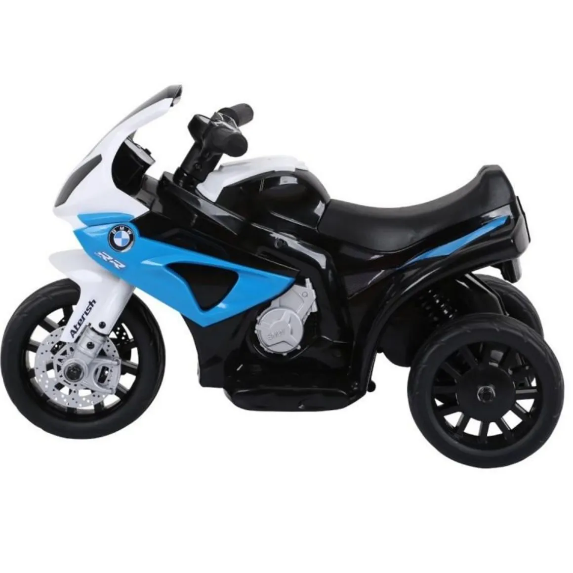 Moto Electrique BMW S1000, 25W pour Enfant, 3 Roues, Système Audio et Phares Fonctionnels