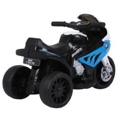 Moto Electrique BMW S1000, 25W pour Enfant, 3 Roues, Système Audio et Phares Fonctionnels