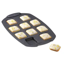 Moule à mini carrés aluminium recyclé PERFECTBAKE mini