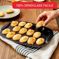 Moule à mini madeleines aluminium recyclé PERFECTBAKE mini