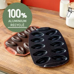 Moule à mini madeleines aluminium recyclé PERFECTBAKE mini
