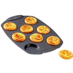 Moule à mini quiches aluminium recyclé PERFECTBAKE mini