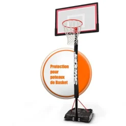 Mousse de protection pour poteau de panier de basket