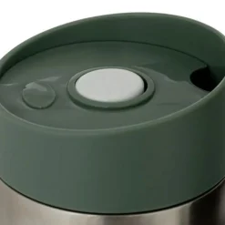 Mug Isolant Inox & Silicone 0,35L Vert