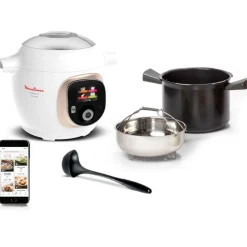 Multicuiseur intelligent 6l 1600w blanc/argent - CE86DA10
