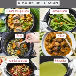 Multicuiseur intelligent Cookeo + Mini CE880410 - Bleu