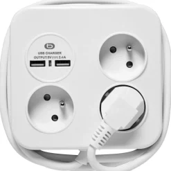 Multiprise + 2 USB avec cable