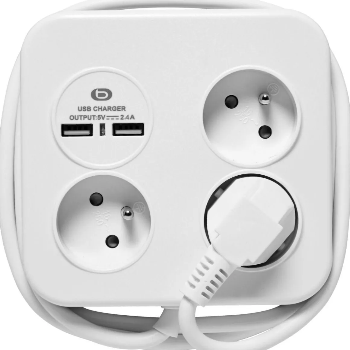 Multiprise + 2 USB avec cable