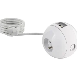 Multiprise USB Wattball Blanc