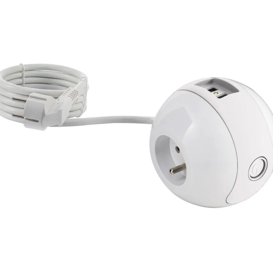 Multiprise USB Wattball Blanc