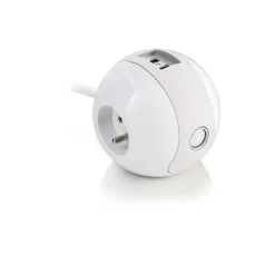 Multiprise USB Wattball Blanc