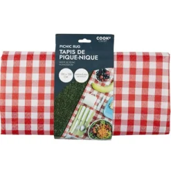 Nappe de Pique-Nique Champêtre 130x150cm Rouge