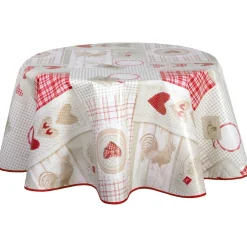 Nappe en toile cirée campagne Poules