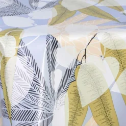 Nappe en toile cirée ronde Sais - Diam. 150 cm - Gris