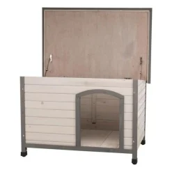 Natura - Niche pour chiens - Classic a toit plat