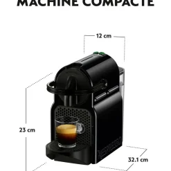 Nespresso Inissia intense Noir
