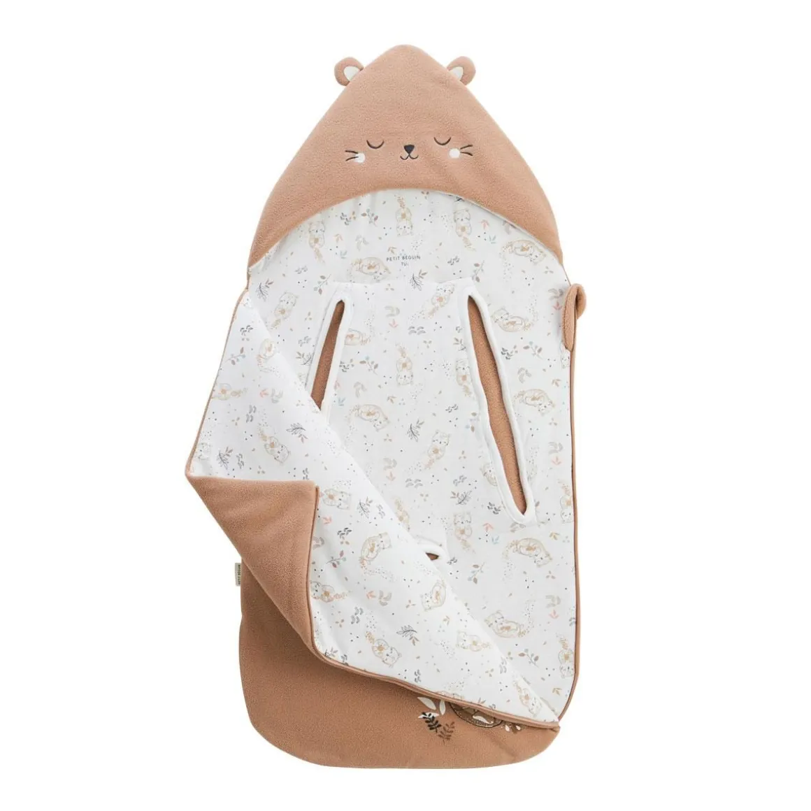 Nid d'ange en polaire Mini Loutre