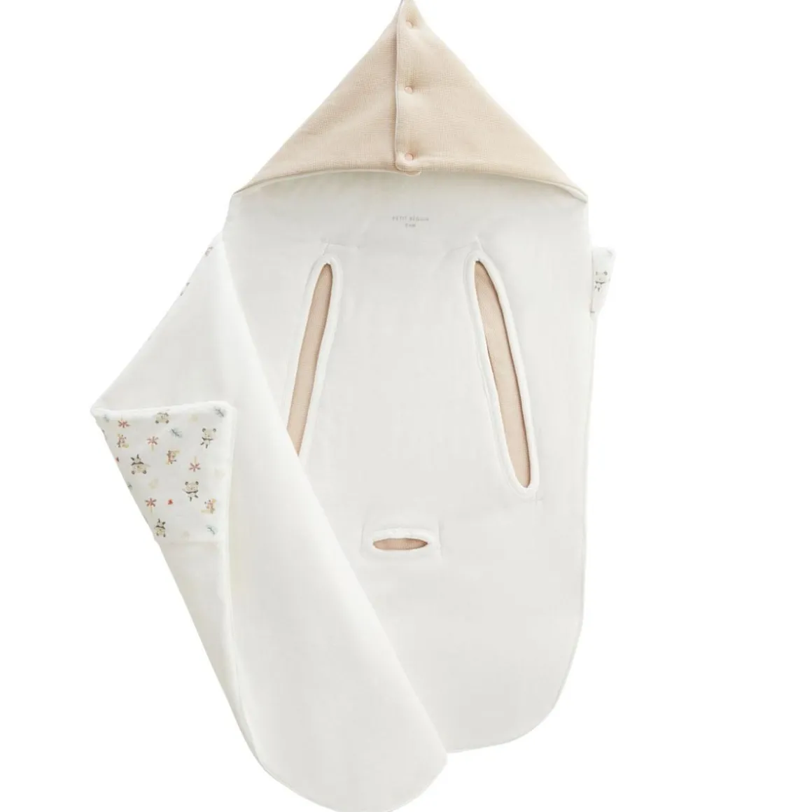 Nid d'ange en velours Baby Panda