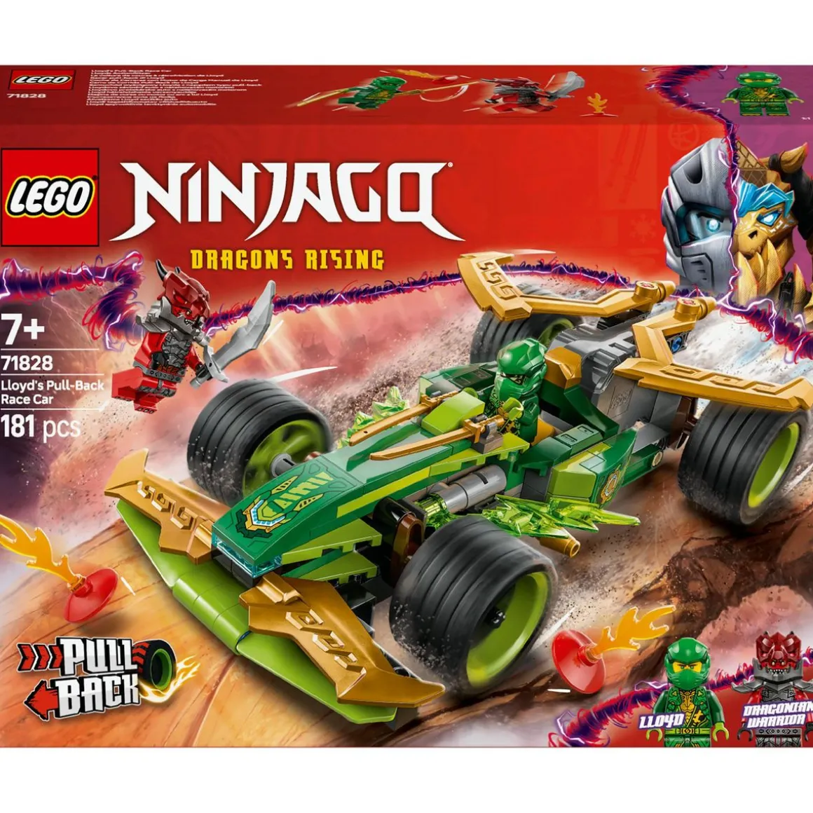 Ninjago 71828 - La voiture de course à rétrofriction de Lloyd