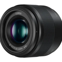 Objectif pour Hybride 25mm f/1.7 noir Lumix G