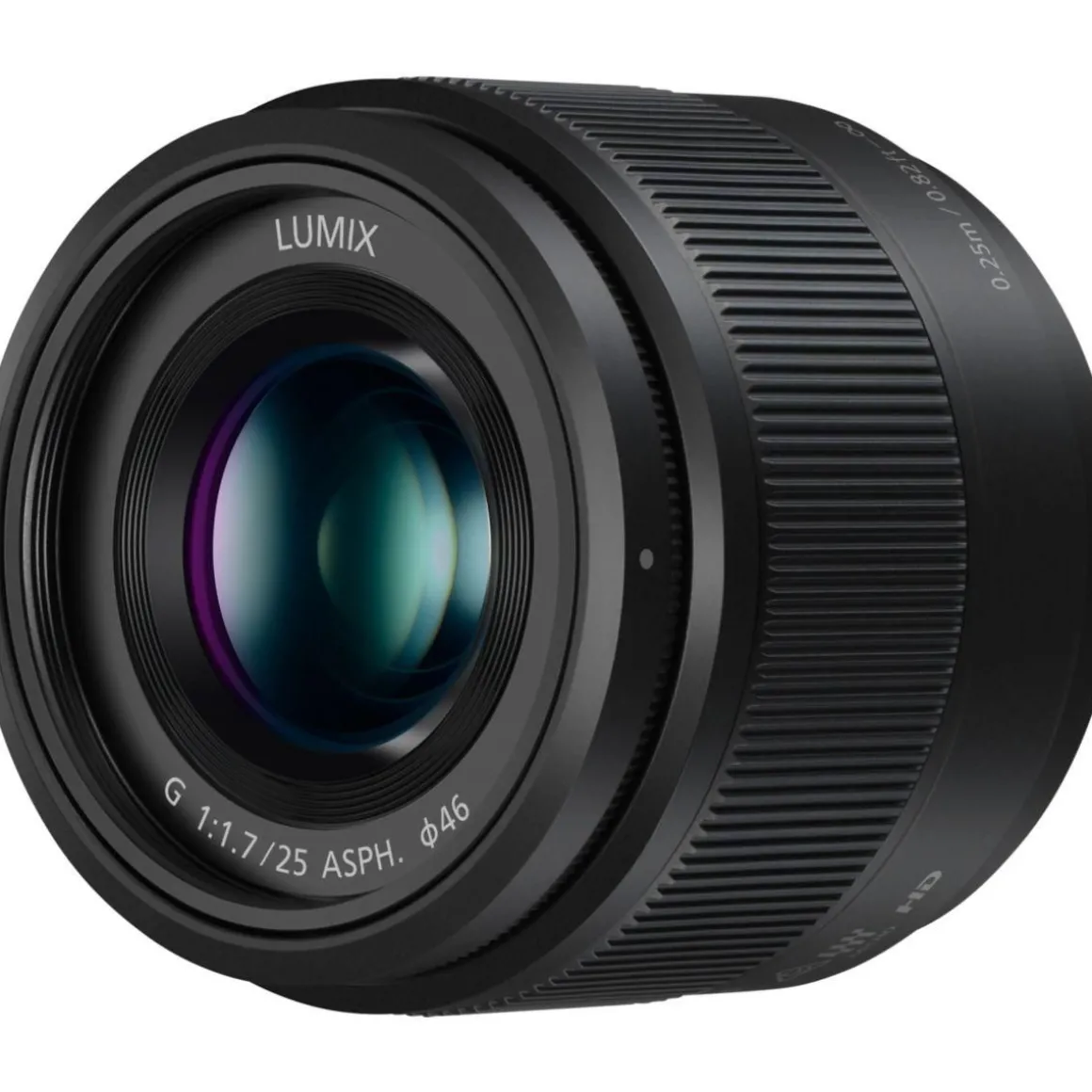 Objectif pour Hybride 25mm f/1.7 noir Lumix G