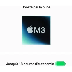 Ordinateur Apple Air 15' M3 24Go CPU8 GPU10 512Go Gris
