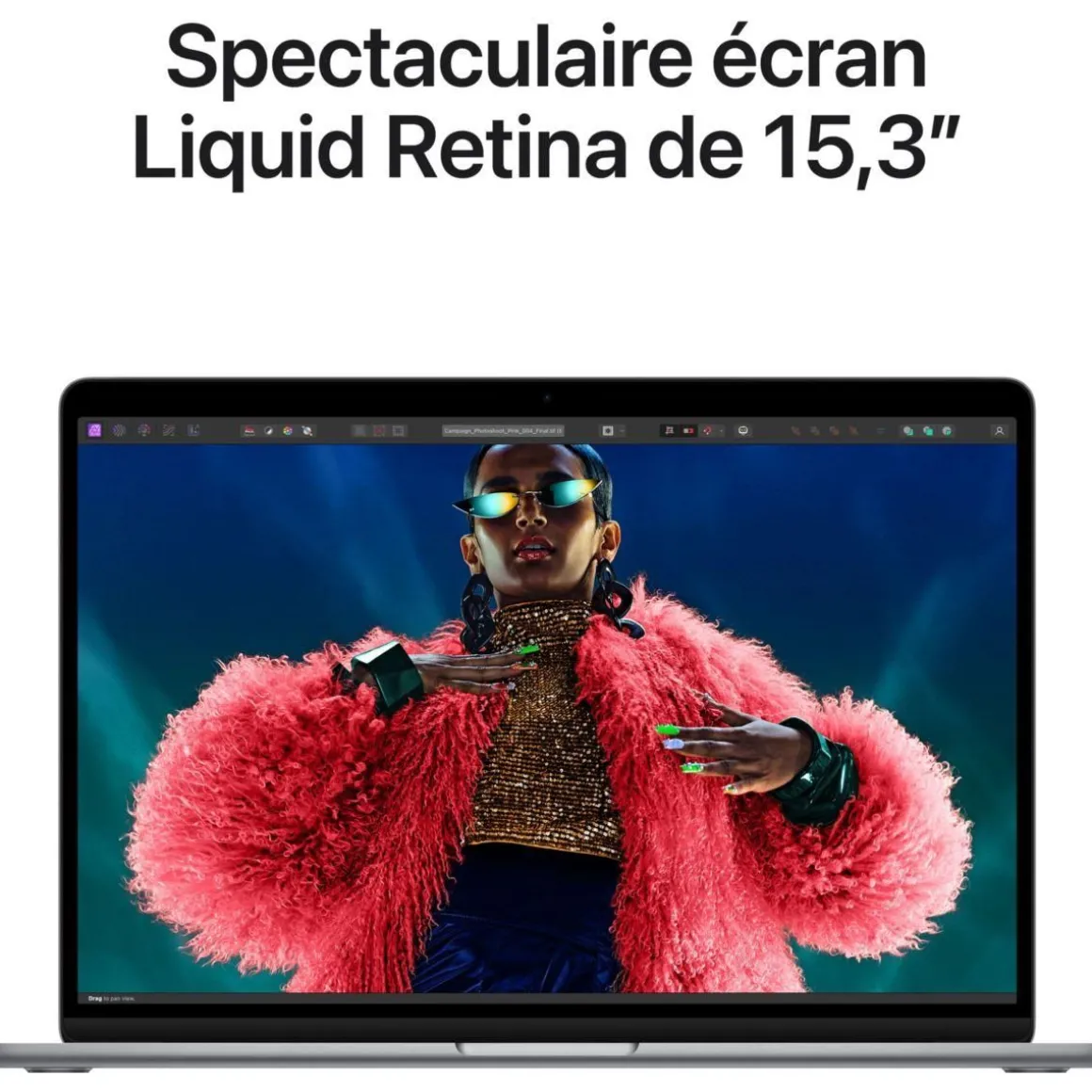 Ordinateur Apple Air 15' M3 24Go CPU8 GPU10 512Go Gris