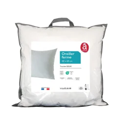 Oreiller confort ferme en microfibre BASIC