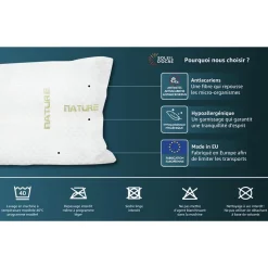 Oreiller mémoire de forme par Soleil d'ocre