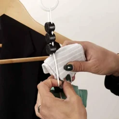 Organisateur de Chaussettes 10 Paires 70cm Blanc