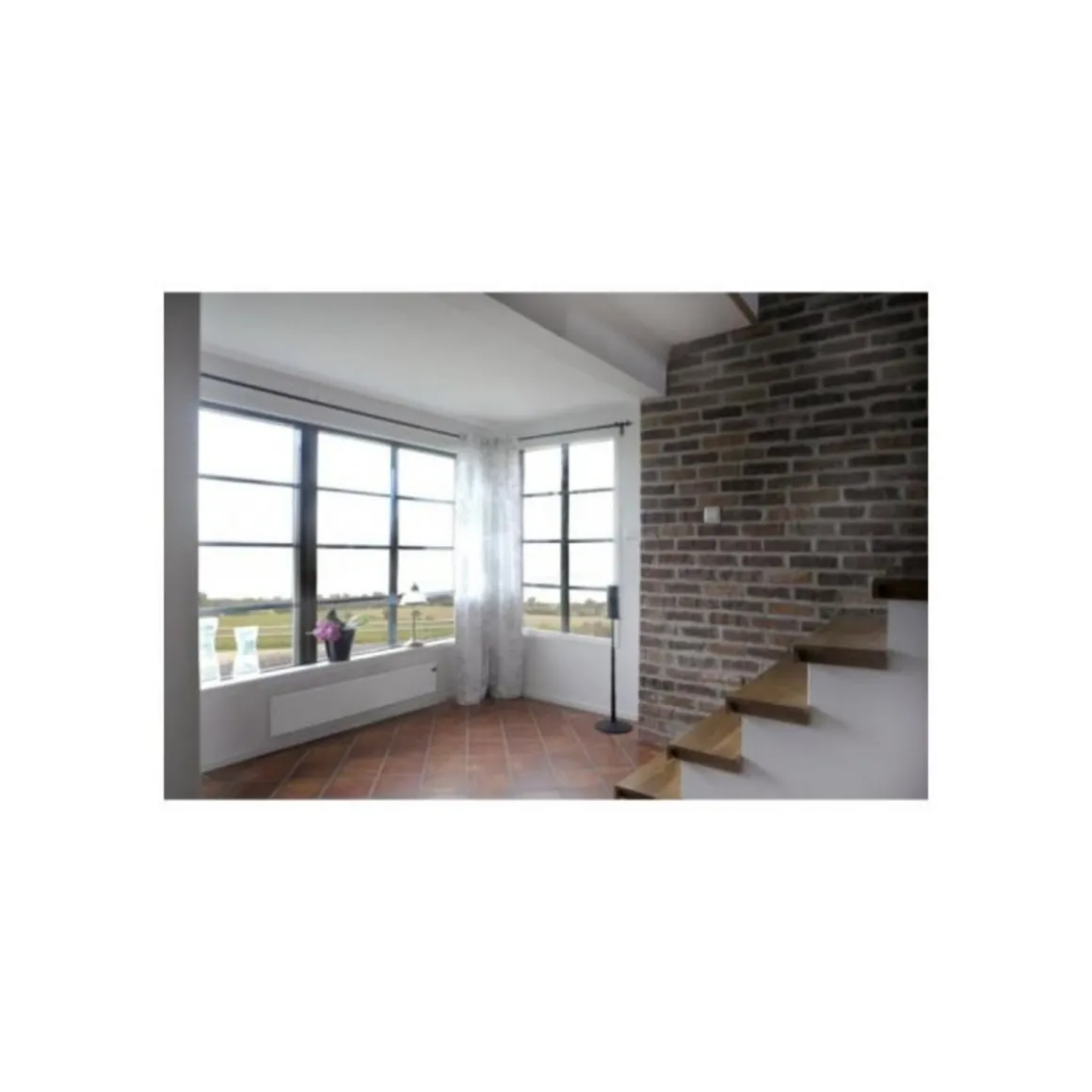 Pack ADAX Radiateur électrique blanc - 800 W - 1050x200x90mm - Neo Basic NL08 KDT - Pieds pour radi