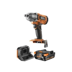 Pack AEG Boulonneuse à chocs - BSS18C12ZC-0 - 18V - 1 batterie 2.0Ah - 1 chargeur - SETL1820S