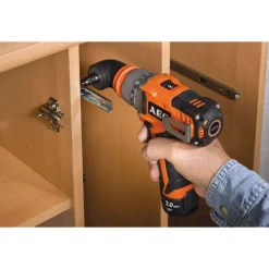 Pack AEG Perforateur burineur électrique SDSPLUS 800W 2.4 Joules - Perceuse-visseuse 12V Prolithium