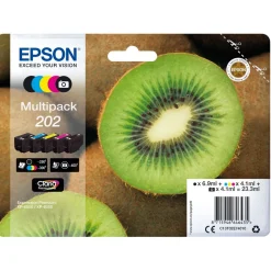 Pack de 5 cartouches d'encre Kiwi N202