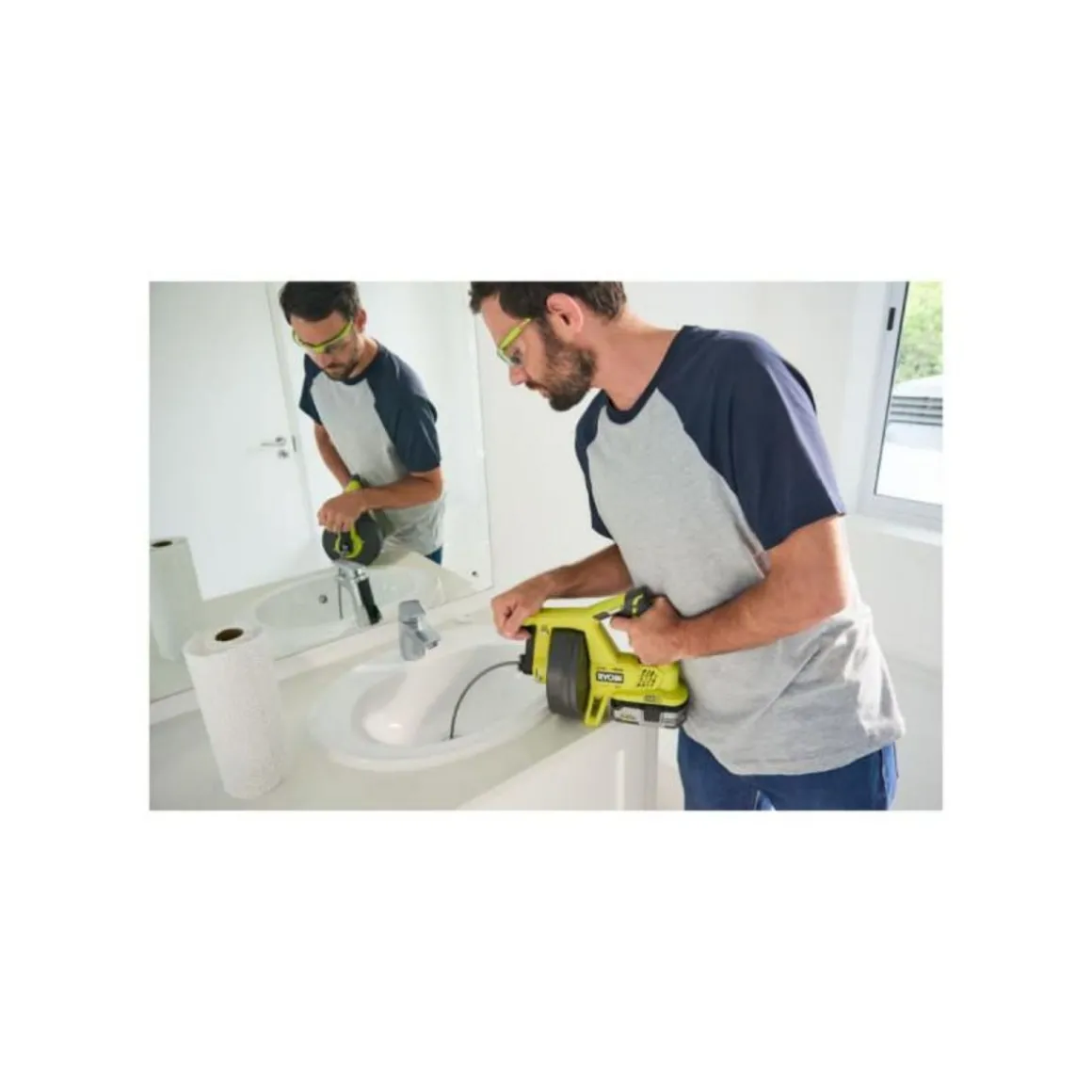 Pack RYOBI Déboucheur 18V Oneplus - 2 batteries LithiumPlus 2.5Ah - R18DA-0