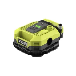 Pack RYOBI gonfleur compresseur 18V R18MI-0 - 1 batterie 5.0Ah - 1 chargeur rapide RC18120-150