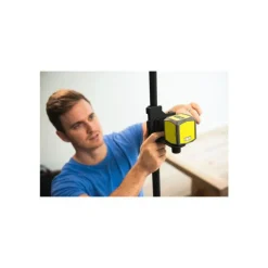 Pack RYOBI Laser croix rouge - 10m de porté - 0,5mm de précision - RBCLLR1 - Canne télescopique - 3