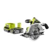 Pack RYOBI Scie circulaire 18V One+ R18CS-0 - 1 Batterie 2.5Ah - 1 Chargeur rapide RC18120-125