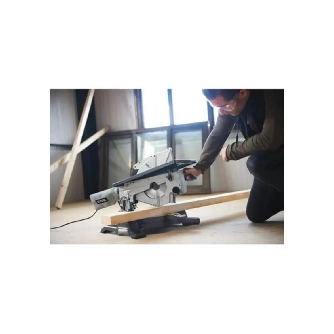 Pack RYOBI scie sur table et onglet électrique 1800W 254mm RTMS1800-G - lame carbure pour scies à c