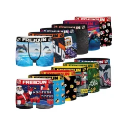 Pack surprise de 12 Boxers microfibre homme